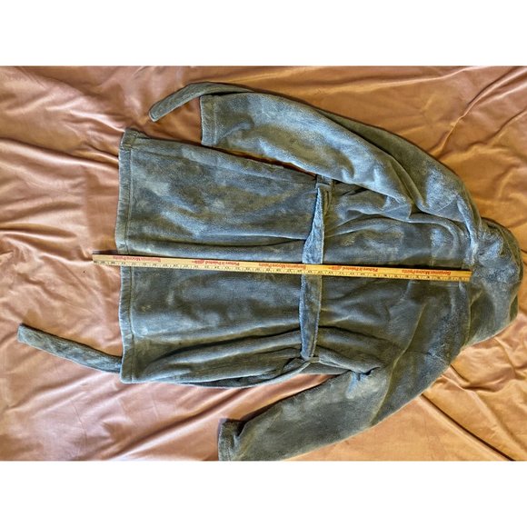 Abercrombie and Fitch Sleep Grey Short Robe Size M/L - Picture 7 of 10